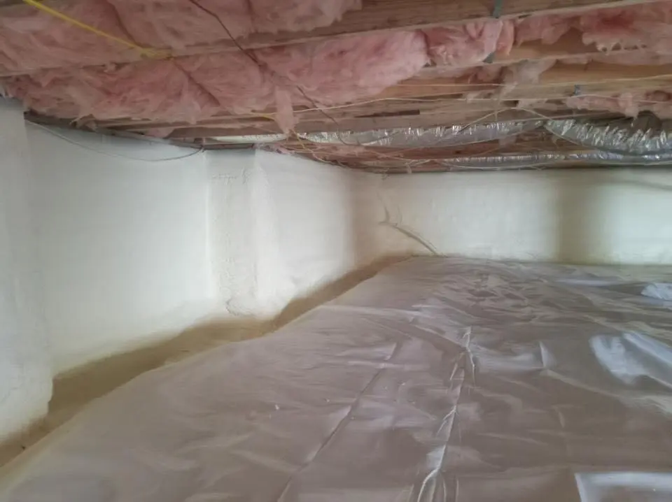 Crawl space encapsulation with closed-cell spray foam for Roof Maintenance in Enterprise